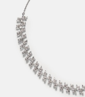 Kamyen Art Deco 18kt white gold choker with diamonds