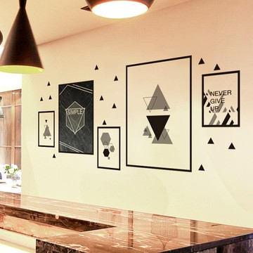 優購生活~北歐ins風墻貼3D立體海報紙客廳臥室墻紙自粘墻面裝飾貼紙墻貼畫墻紙 玻璃貼 壁紙 壁貼 玻璃靜電貼 窗戶貼防