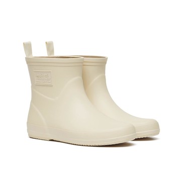 韓國 ROCKFISH EBBY RAIN BOOTS SHORT 女款 簡約素面短筒雨靴 奶油黃BUTTER