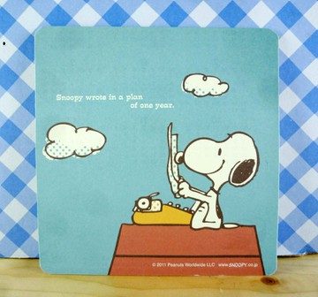 【震撼精品百貨】史奴比Peanuts Snoopy  SNOOPY卡片-屋頂藍M 震撼日式精品百貨