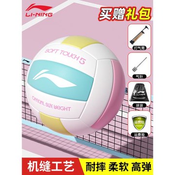 李寧排球中考學生專用5號初中生小學生排球訓練沙灘專業比賽硬排
