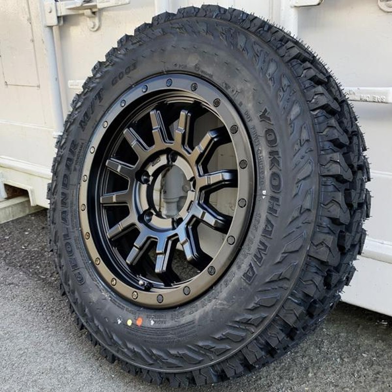 マッドタイヤ 新品 ジムニー JB64 JB23 JA11 16インチ タイヤ ホイール セット 4本 YOKOHAMA GEOLANDAR MT  G003 175/80R16 185/85R16 225/75R16 | LINEブランドカタログ