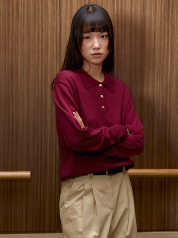 New Royal Sweater - Burgundy