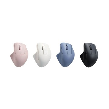 ELECOM Shellph靜音雙模人體工學5鍵滑鼠(M) / M-SH30MBSK /藍牙與無線