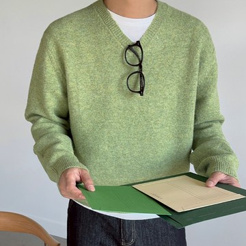 【Metanoia】韓國設計 V型針織衣