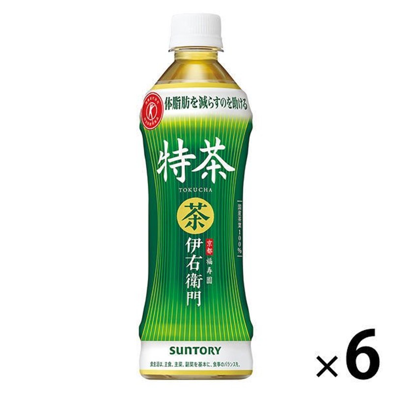 サントリーフーズ【トクホ・特保】サントリー 伊右衛門 特茶 500ml 1 ...