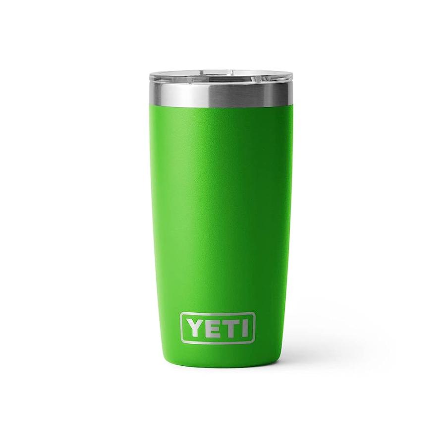 YETI RAMBLER 10 OZ TUMBLER, STAINLESS STEEL, VACUUM INSULATED WITH MAGSLIDER LID, CANOPY GREEN