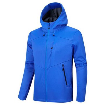 【巴黎精品】衝鋒衣防風夾克-薄款連帽防水鋪絨男外套3色a1he29