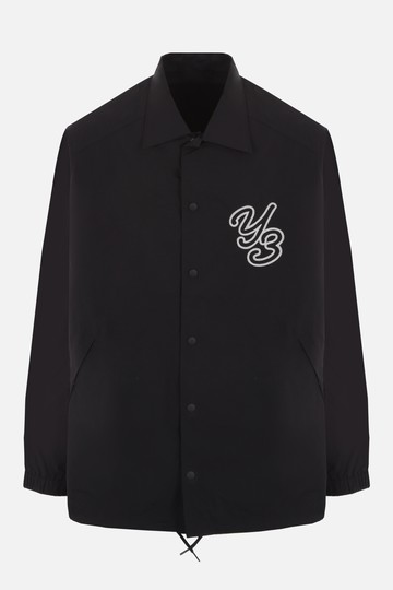 Y-3 logo embroidered recycled technical taffeta jacket Man