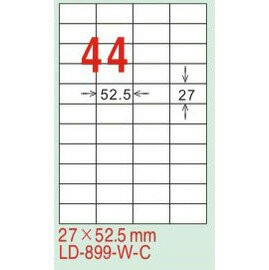 【龍德】LD-899-HG-C (直角) 亮面防水相片噴墨標籤 27x52.5mm 20大張/包【APP滿額下單4%點數(單一帳號最高1000點)】7/31止