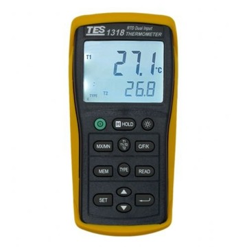 TECPEL 泰菱電子 泰仕 TES-1318 白金電阻溫度錶 多功能溫度測量