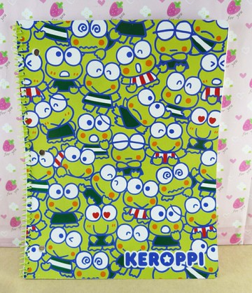【震撼精品百貨】KeroKeroKeroppi 大眼蛙 筆記本(綠色) 震撼日式精品百貨
