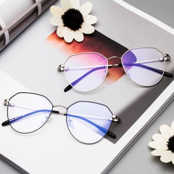 眼鏡女平光鏡圓框男無度數防藍光網紅款手機電腦護眼睛近視6262