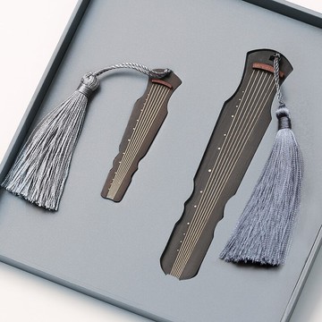 手工彩繪荼蘼紅木書簽套裝禮盒裝 精美木質復古典中國風創意女生文藝古風禮物 生日紀念品訂制小禮品定制刻字