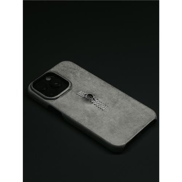 熱跟蹤手作原創眼睛高級感17promax手機殼iphone16promax適用于15pro蘋果17做舊皮質真皮手機套復古15promax