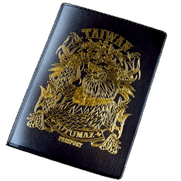 台灣魂【黑熊TUTUMAZ勇氣的章紋】護照套