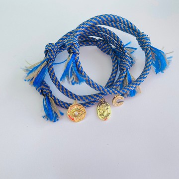 限量鍍14K金莫蘭迪調節手環