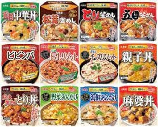 丸美屋 どんぶり ごはん付き 12種類 アソート セット 親子丼 麻婆丼 中華丼 ビビンバ とり丼 海鮮あんかけ 野菜あんかけ トマトリゾット チーズリゾット 釜めし3種