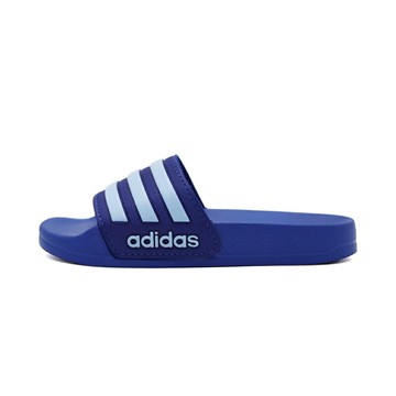 ADIDAS  ADILETTE SHOWER K 拖鞋 中童鞋 藍 S1416 (JP5782)