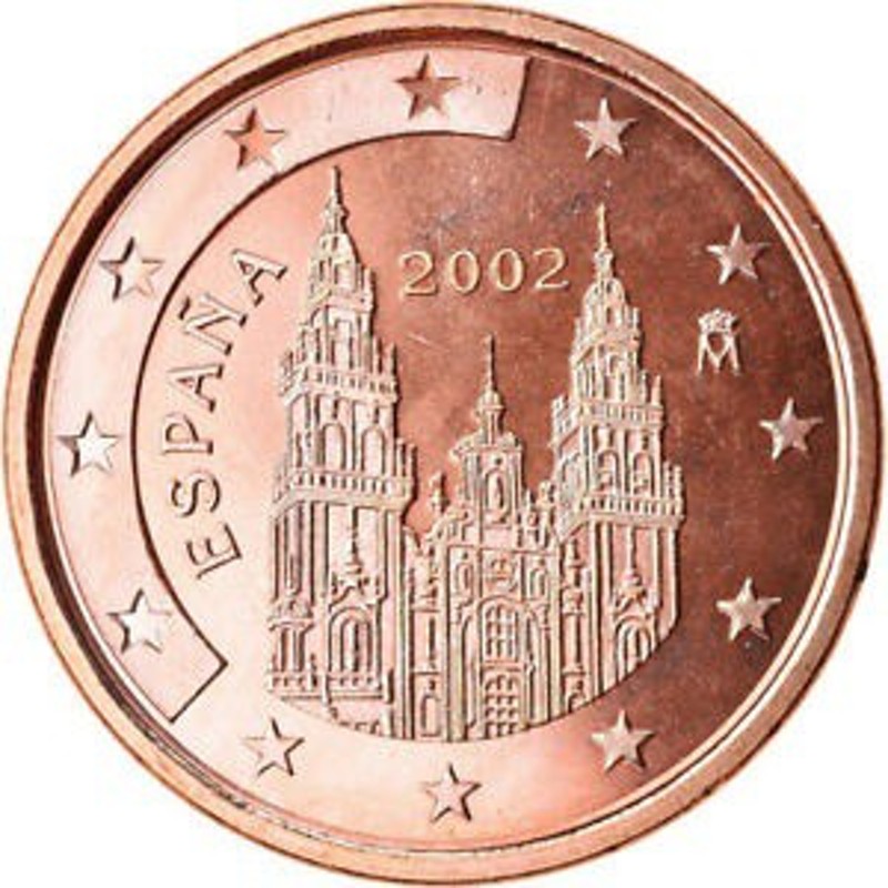 アンティークコイン [#767446] Spain, 5 Euro Cent, 2002, MS(65-70