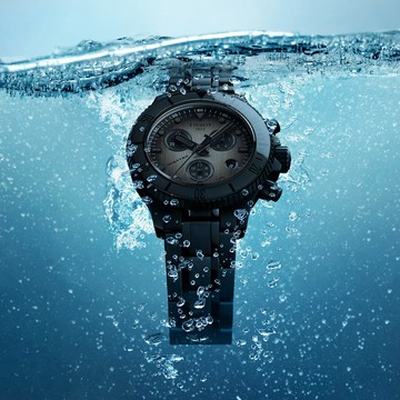 TISSOT 天梭錶 官方受權  SEASTAR 1000 小海星38mm 計時運動錶 女錶 中性錶-T1202173306100