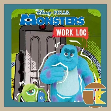 【補貨中】TOP TOY 迪士尼 皮克斯 怪獸電力公司系列 打工日誌公仔盲盒 一中盒6入｜愛蛋客