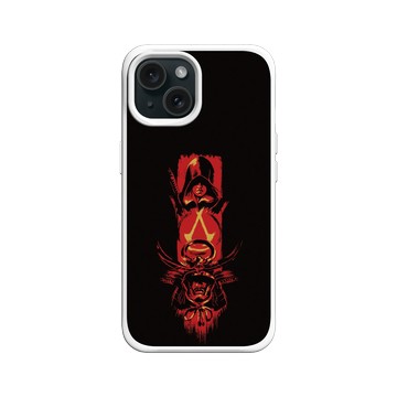 iPhone 15 SolidX 白 - Assassin's Creed - Assassin's Creed® Shadows - Naoe and Yasuke ink