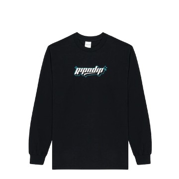 RIPNDIP DESPERADO LS TEE BLACK
