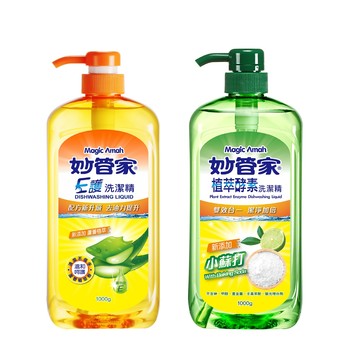 【蝦皮直營】妙管家 E護洗潔精/植萃酵素洗潔精(小蘇打) 1000g 洗碗精