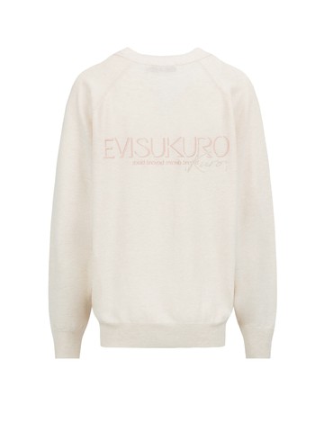 Seagull and Logo Embroidery Cardigan