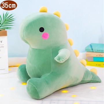 絨毛玩偶 Q版恐龍絨毛娃娃玩偶抱枕35公分 45-00275【小品館】