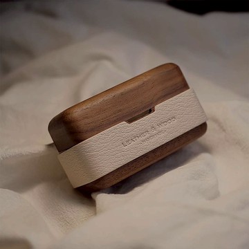 【免運】真皮適用於sony WF-1000xm4索尼無線藍牙耳機木質保護殼