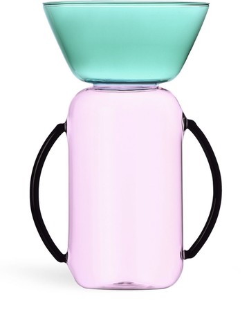 Ichendorf Milano - medium Gelée glass vase (14cm x 25cm) - unisex - glass - One Size - Pink