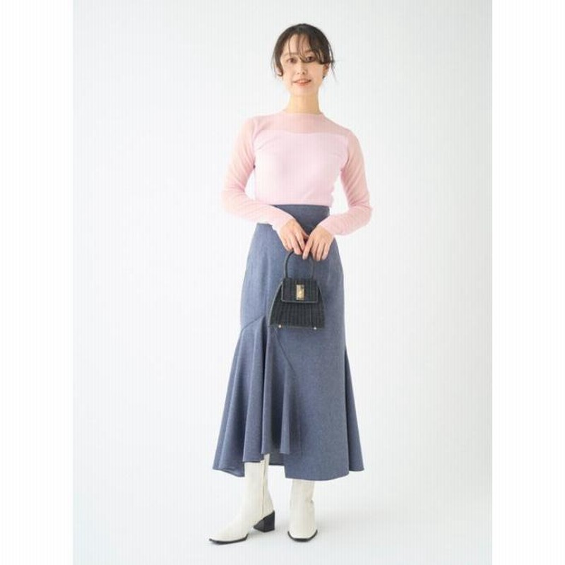 ◆新品、タグ付き◆ CELFORD アシメマーメイドスカート ブルー　38 CELFORD（セルフォード）の「アシメマーメイドスカート