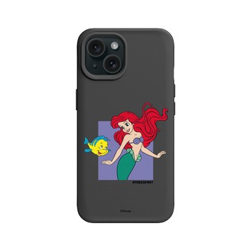 iPhone 15 SolidX 黑 - 迪士尼-公主系列 Disney Princess - 公主專屬系列-小美人魚 愛麗兒