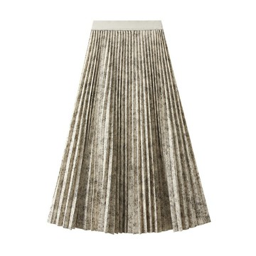 現貨+預購 三宅風皺褶裙壓褶長裙子褶衣半身裙長裙休閒大尺碼女裝-拼接百褶裙氣質2色74jc69【獨家進口】【米蘭精品】