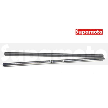 -Supamoto- 一字把 A 直把 通用 改裝 復古 車把 手把 低把 一字 無角度 黑 銀 CB350