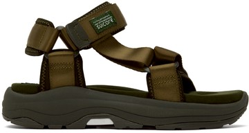 SUICOKE 绿色 DEPA-Run 凉鞋