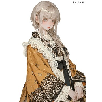 【9 月新款】07-144-0390 人物貼紙 幻想復古浪漫喫茶