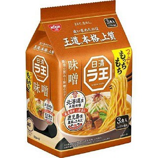 Nissin 日清麵王3食包麵-味噌風味