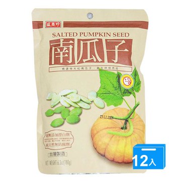 盛香珍南瓜子150G*12【愛買】