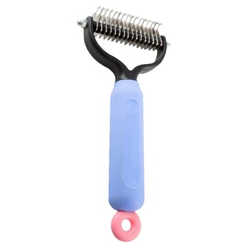 iCat 寵喵樂 除毛開結刀梳 大 18.5 x 9.5 x 2.5cm  1個  藍色