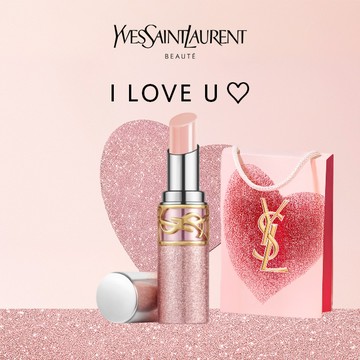 🔜快速出貨【YSL】限量開賣⚡粉銀燦光限定💖 情挑誘光蜜唇膏 2｜享 期間限定禮袋｜高調閃耀 滋潤裸粉｜生日禮物｜2026 YSL情人節限定彩妝