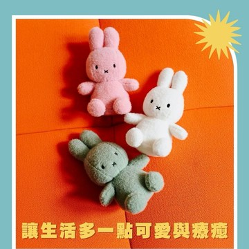 BON TON TOYS｜Miffy米菲兔 ECO棉填充玩偶-23cm(三色)｜收禮者可自選顏色