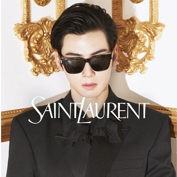 【YSL】方形膠框太陽眼鏡(SL 790/F-001)