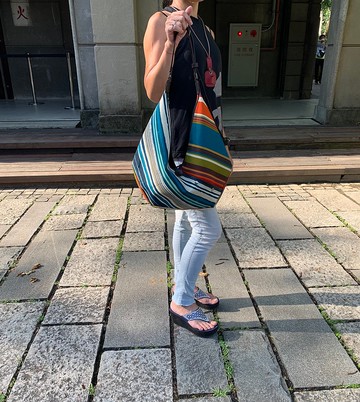 自創防潑水帆布水滴包手工製作