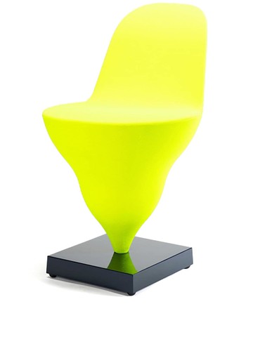 Moustache - Gelato chair (50cm x 75cm) - unisex - Foam/Polyester/Metal/Recycled Aluminium - One Size - Yellow