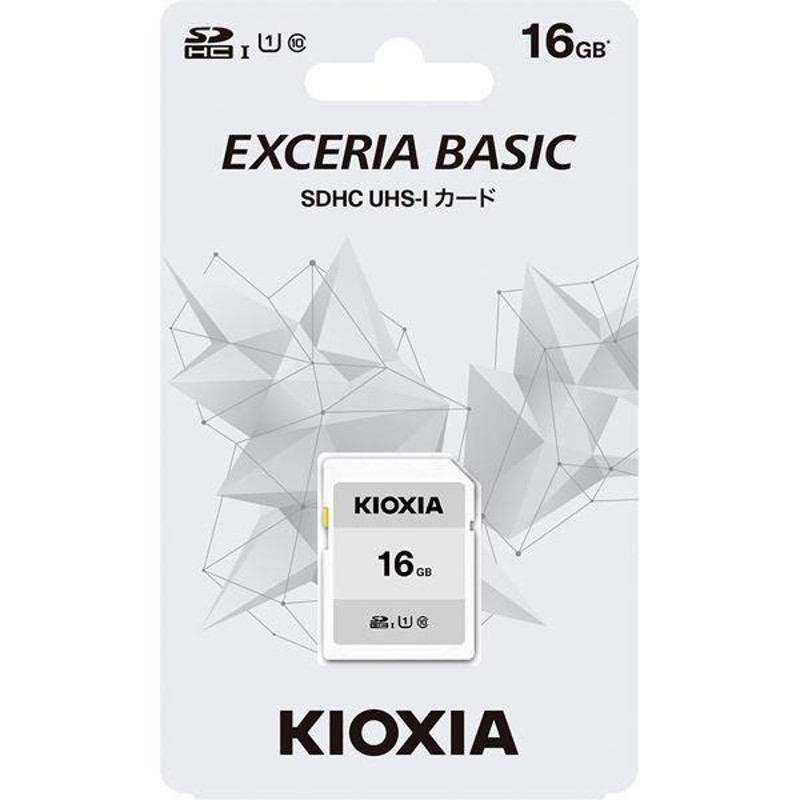 KIOXIA KSDU-A016G SDカード EXCERIA 16GB - メモリーカード