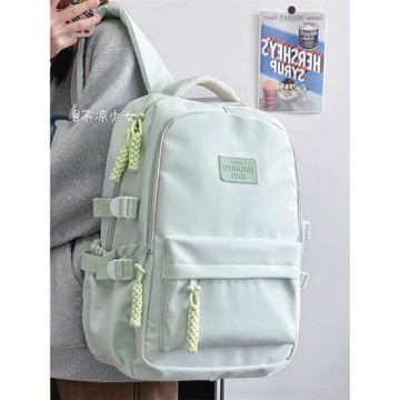 日系ins初中生大容量書包高中大學生小眾設計雙肩包簡約百搭背包