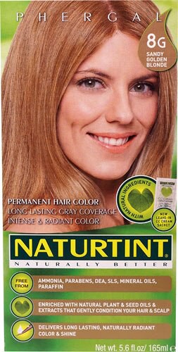 Naturtint Permanent Hair Color 8G Sandy Golden Blonde 5.28 fl oz